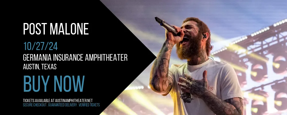 Post Malone at Germania Insurance Amphitheater